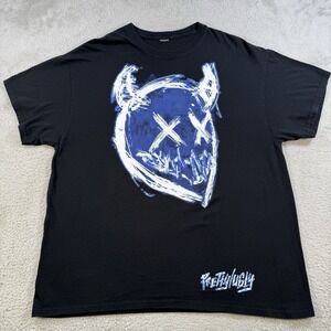 Ouija Macc T-Shirt Mens XL Black Blue Pretty Ugly Short Sleeve Cotton Tee